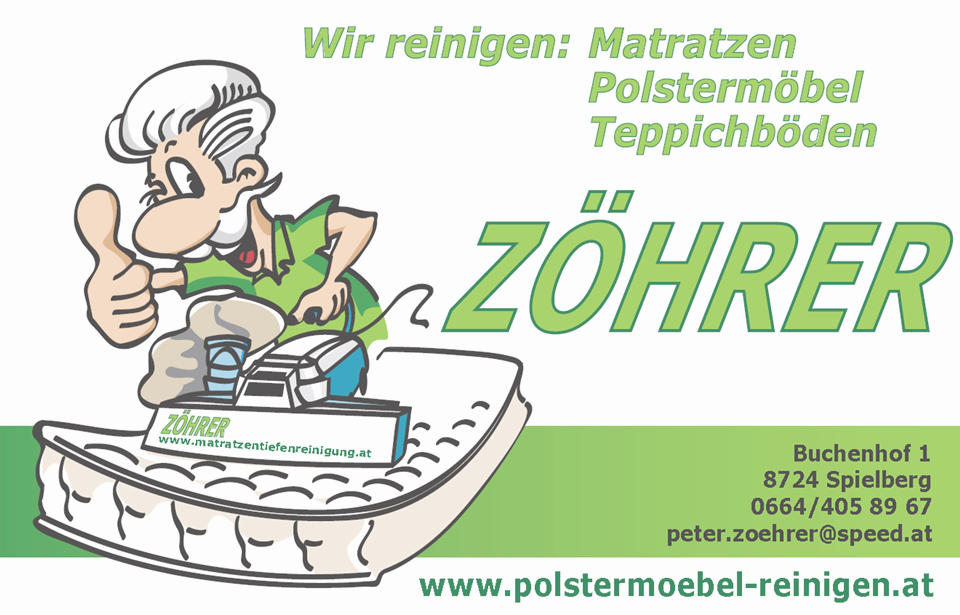Wir reinigen: Matratzen, Polstermöbel, Teppichböden